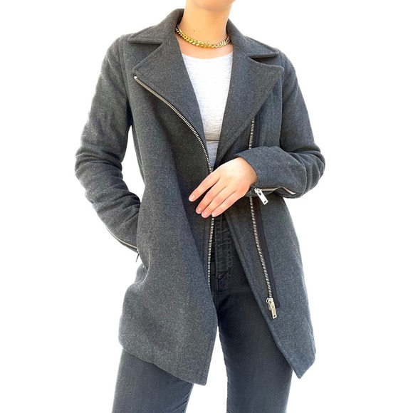 Aritzia Jackets & Blazers - Wilfred Aritzia Free Moto Coat XXS